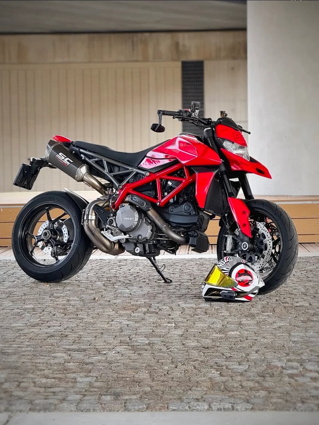My wife’s Ducati Hypermotard 950
